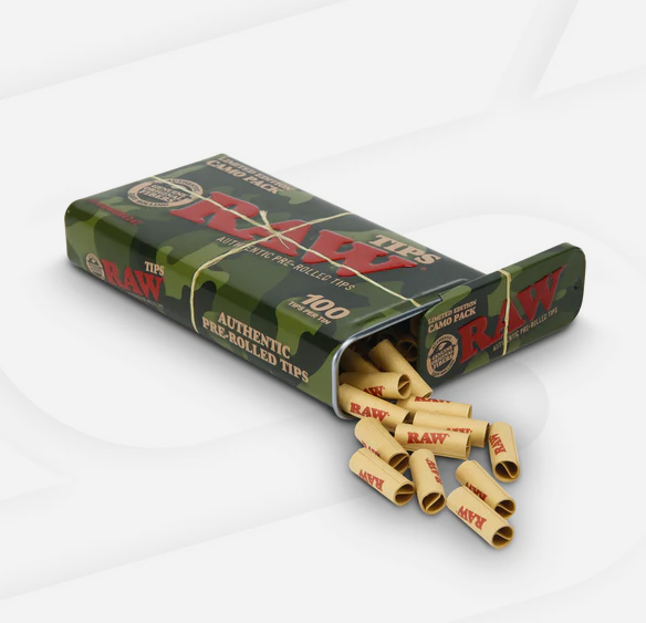 Photograph of product: Tips | RAW | Camo | 100pk