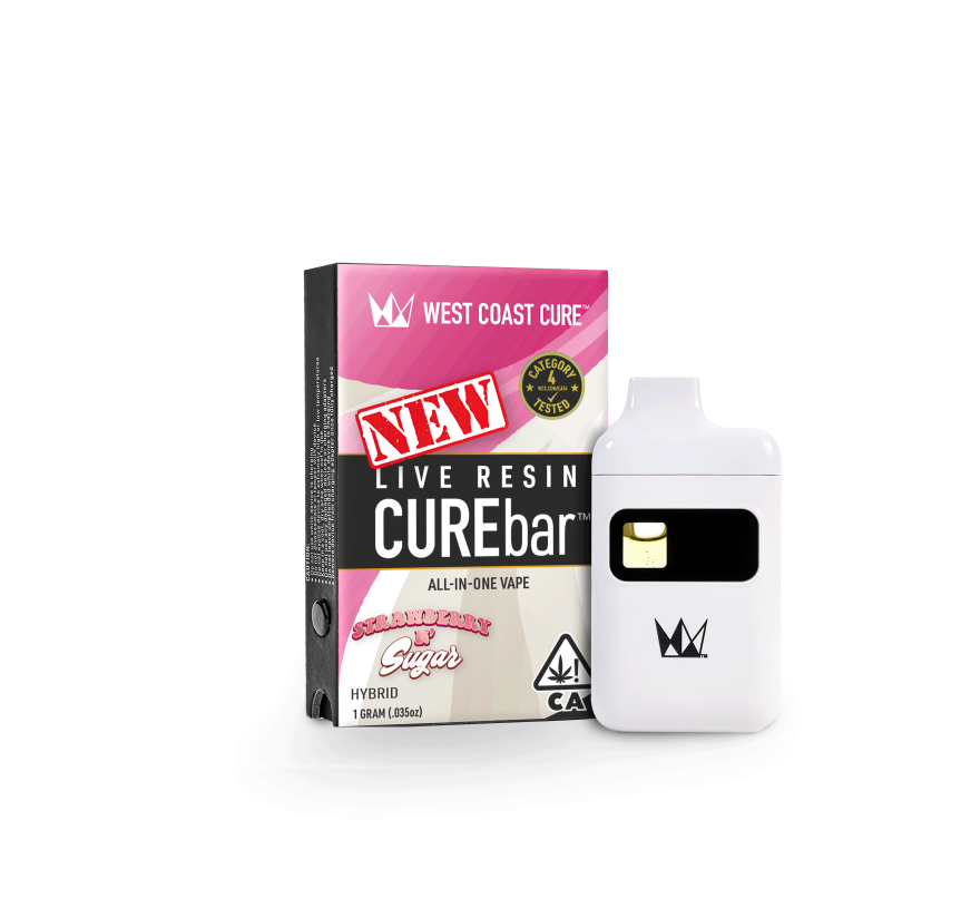 Photograph of product: STRAWBERRY N SUGAR 1G LIVE RESIN ALL IN ONE