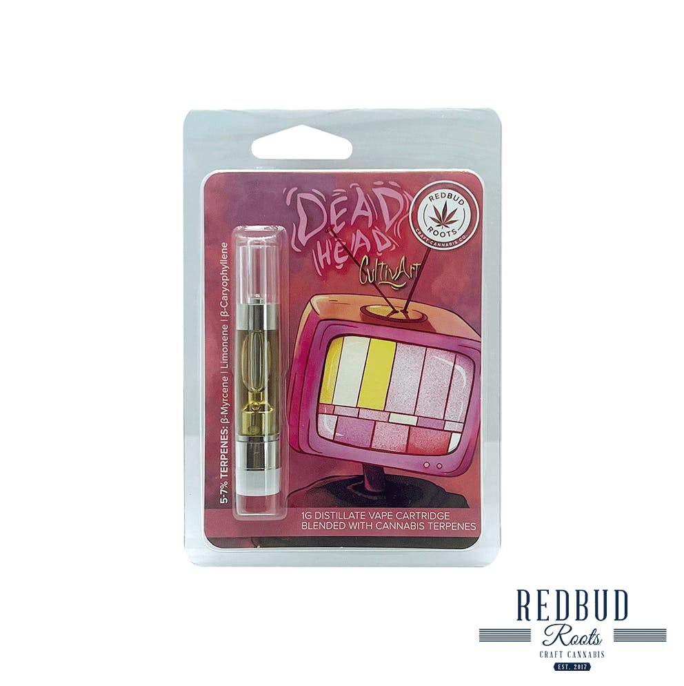 Photograph of product: Redbud Roots DeadHead Cultivart 1g Vape Cart