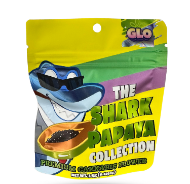 Photograph of product: GLO FARMS | Prepackaged | Shark Papaya - 3.5g