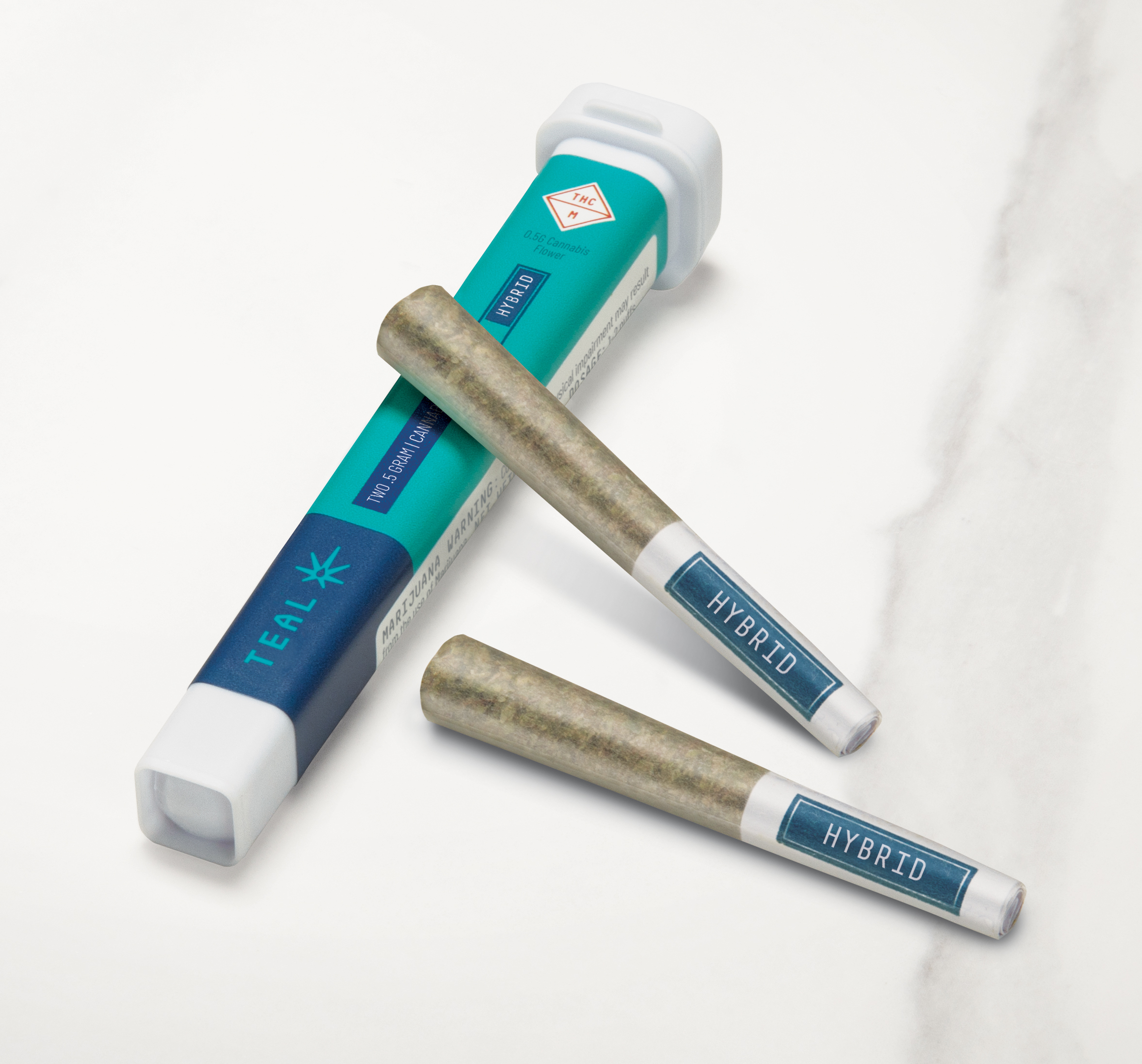 Photograph of product: Lemon Royale | 0.5g | 2pk Pre-Roll | Teal