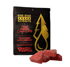Photograph of product: True North 200mg Gummies | Traverse City Cherry