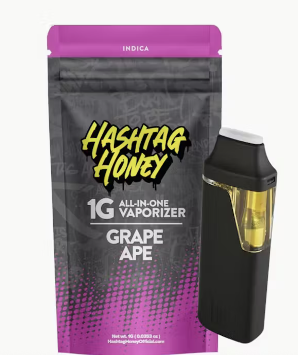 Photograph of product: au chocolattag Honey - Grape Ape - AIO Vape Pen