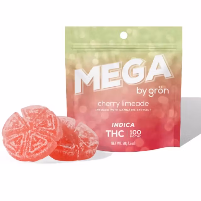 Photograph of product: Cherry Limeade: Mega Pearl Gummy - 2 Pack