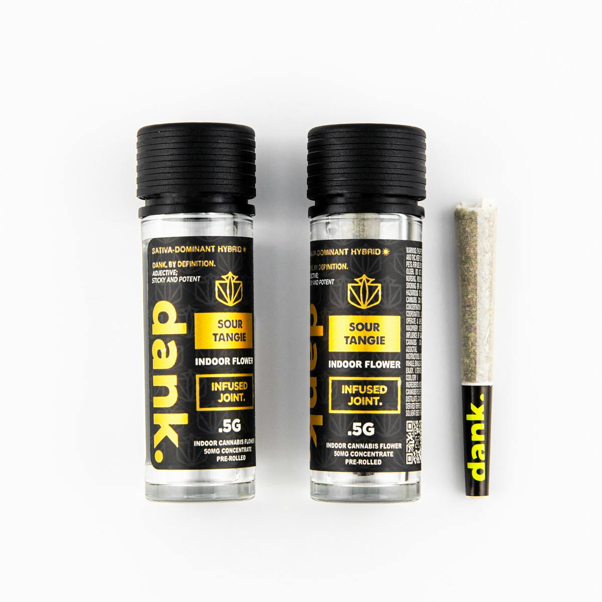 Photograph of product: Dank | Sour Tangie | Infused Pre-Roll
