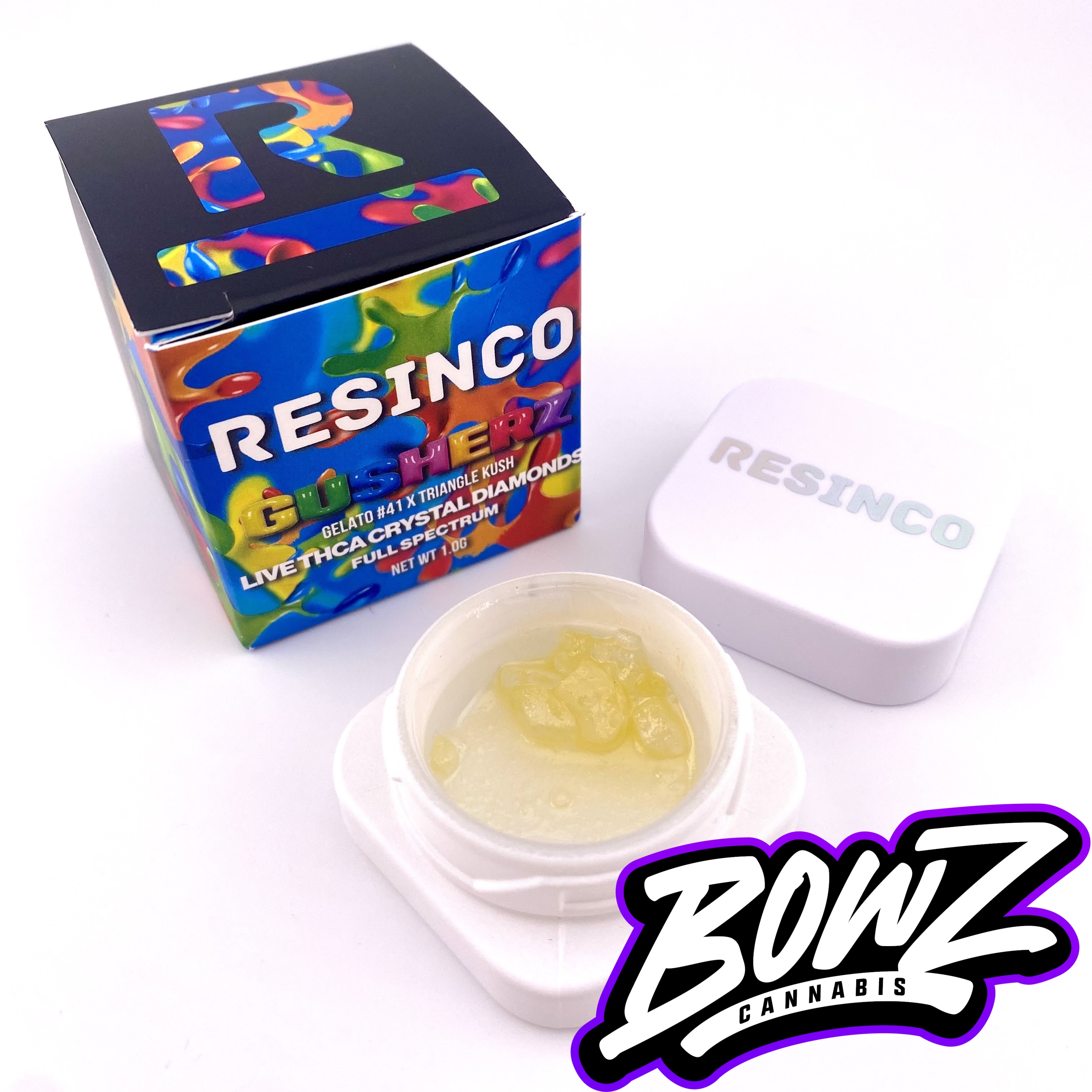 Photograph of product: Resinco - Live TH-ouiA Crystal Diamonds - (1g) - **BLUE RAZZ** (3/$35)