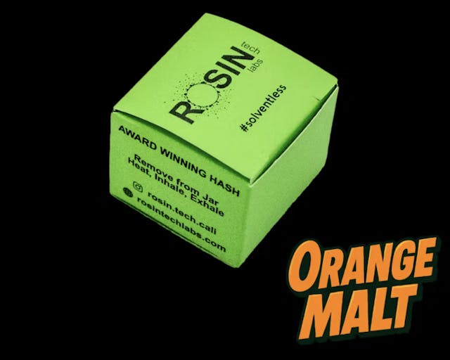 Photograph of product: Orange Malt Cold Cure Rosin 1g - Sales Floor