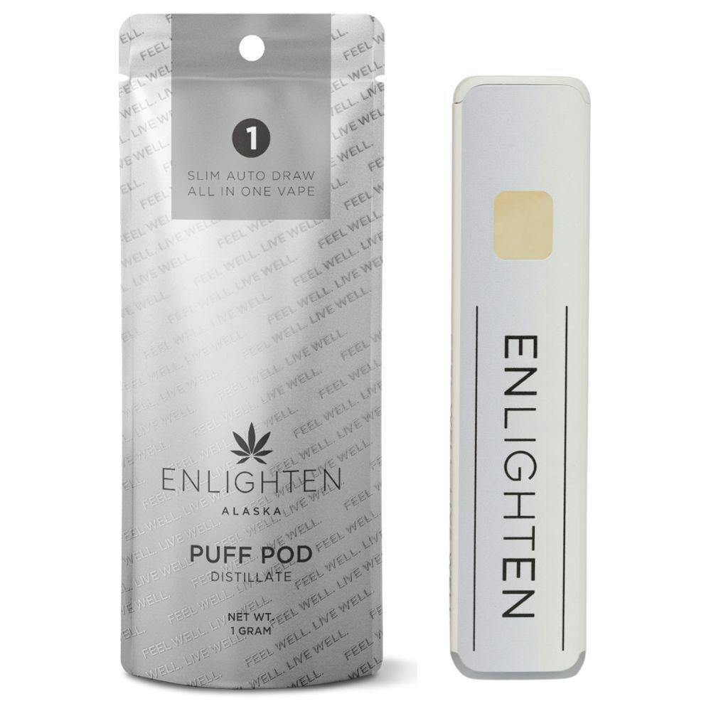 Photograph of product: (H) Grandaddy Purple Distillate Puff Pod