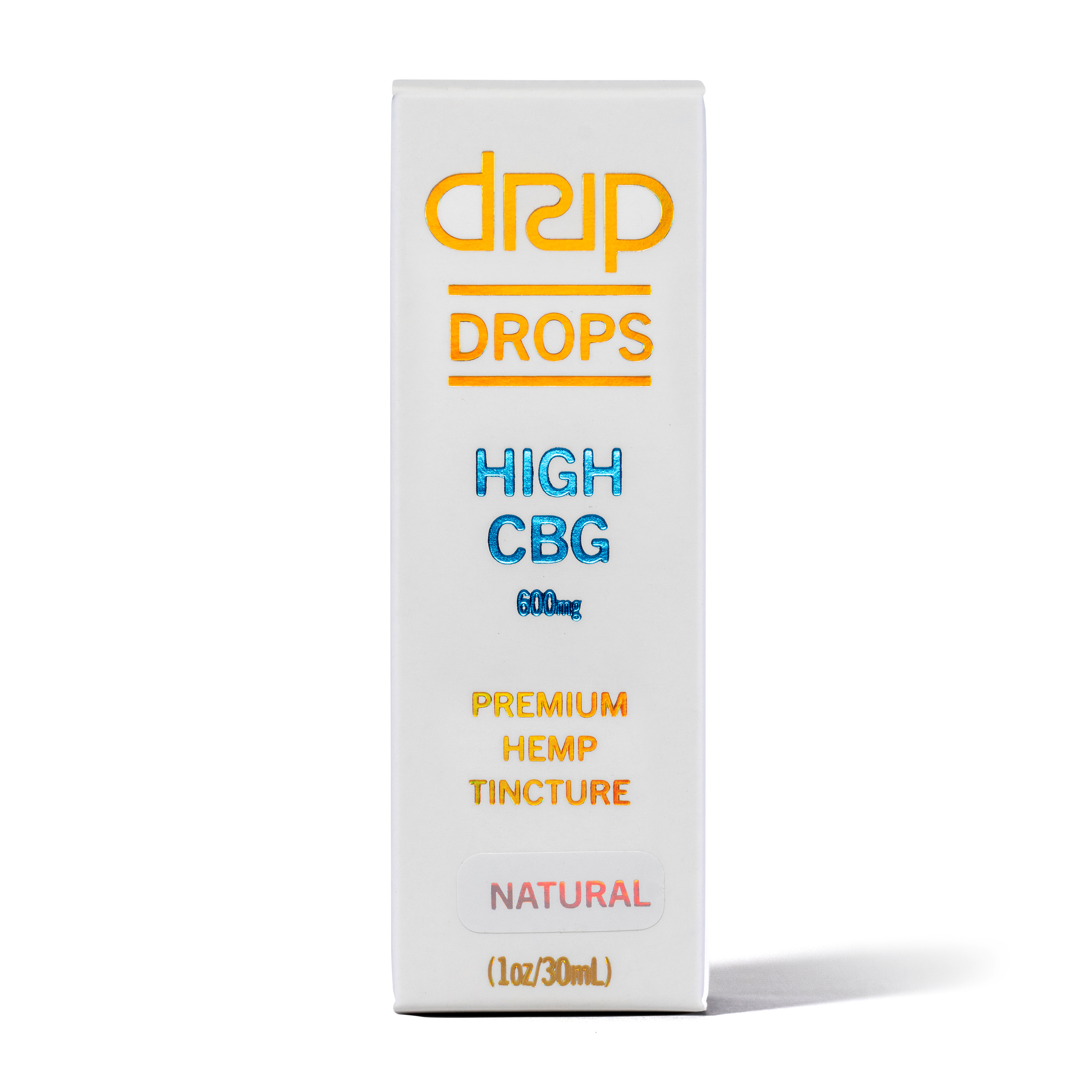 Photograph of product: (DRIP) DROPS HIGH CBG Natural 600mg