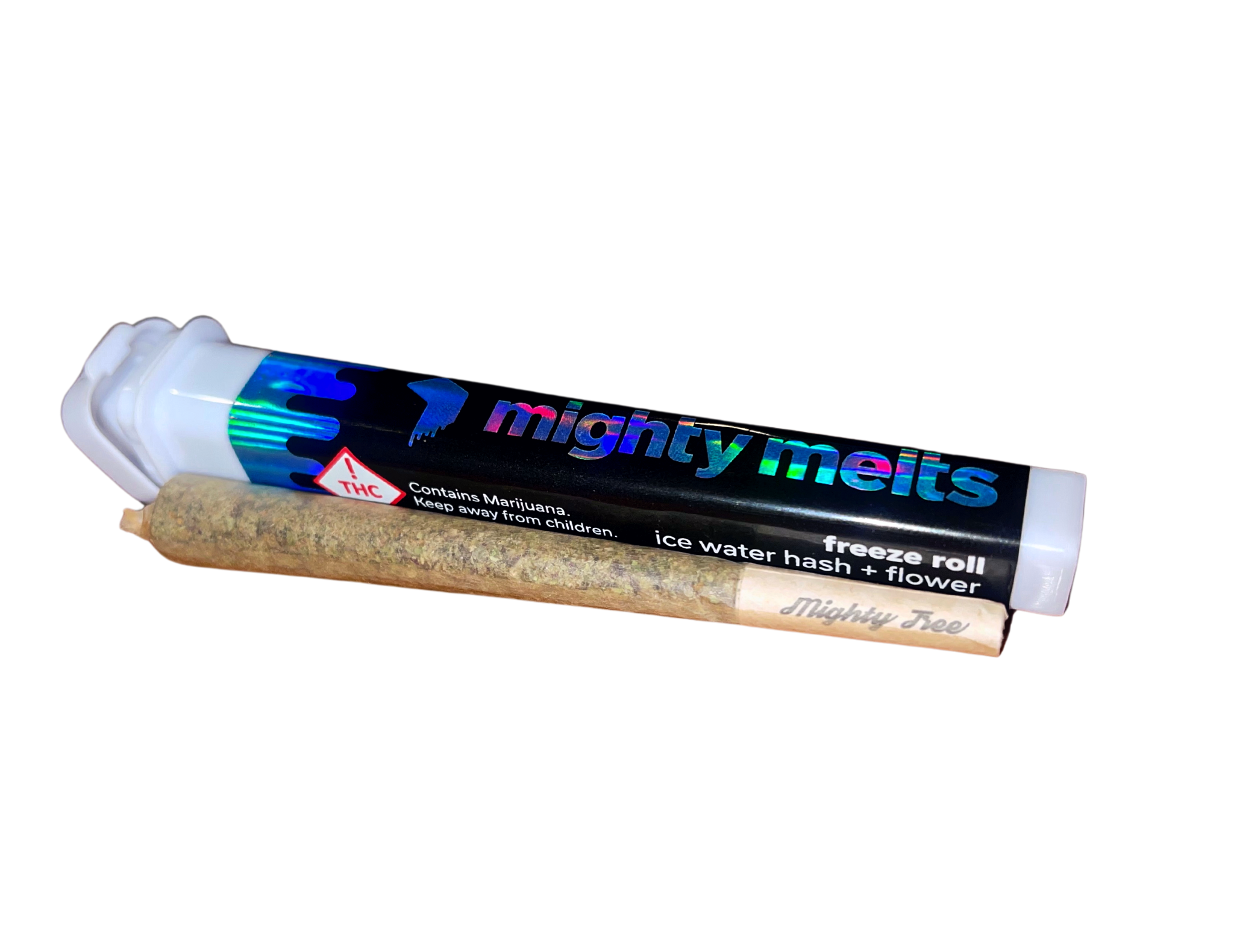 Photograph of product: Mighty Melts - Freeze Roll Preroll - Peachy Keen (H)