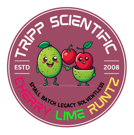 Photograph of Product: Tripp Scientific - Cold Cure Rosin 1g - Cherry Lime Runtz