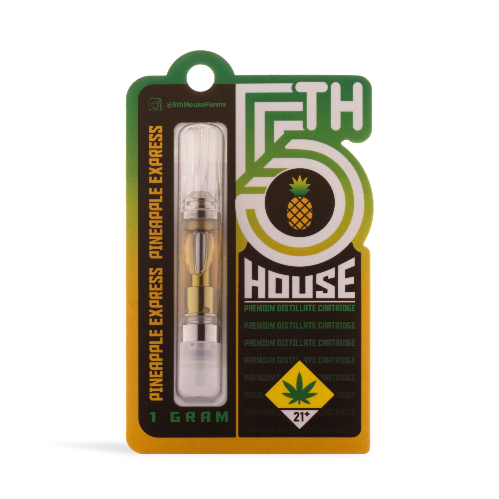 Photograph of product: Pineapple Express Premium Distillate Cartridge | 1g
