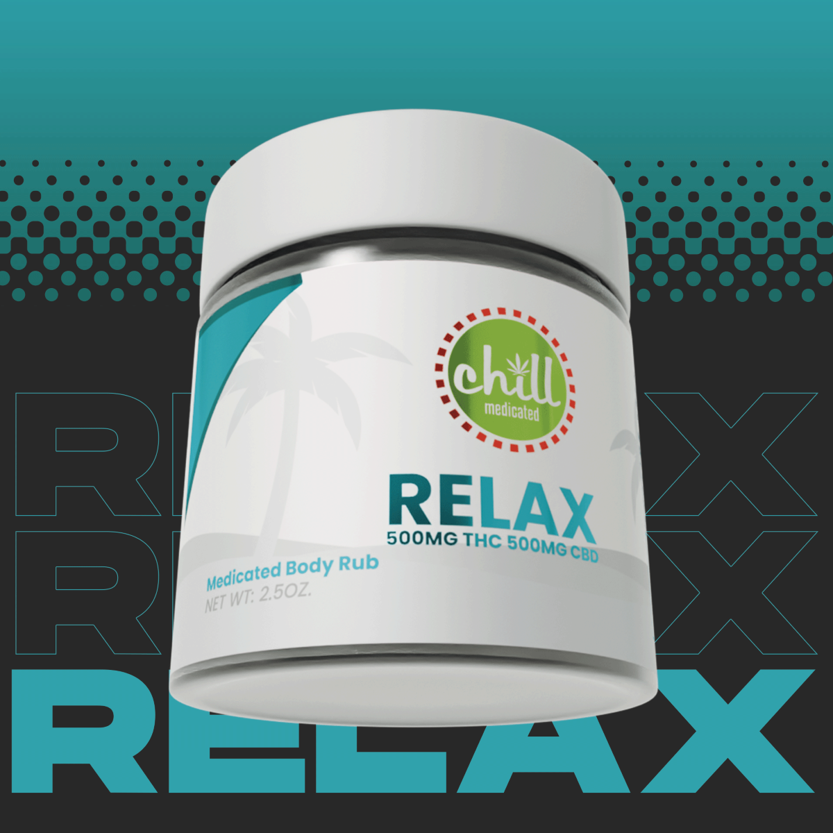 Photograph of product: CHILL - RELAX BODY RUB - 1:1