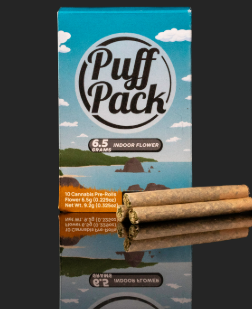 Photograph of product: Pre-Roll 10pk 6.5g Oreoz 'N' Cream (Puff Pack)
