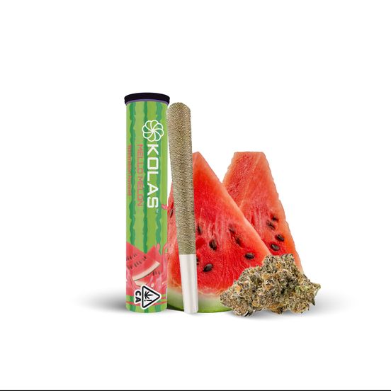 Photograph of product: Kolas Infused Flavored Pre-roll Mellow Melon 1g - 