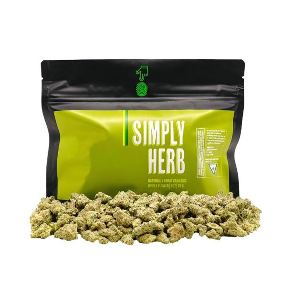 Photograph of product: SIMPLY HERB Kush and Cream 1oz Popcorn - 28g