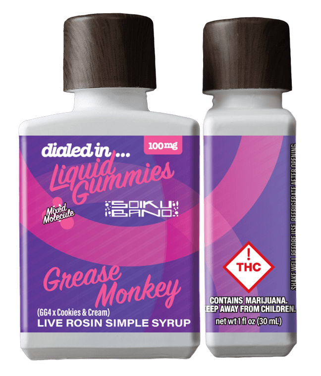 Photograph of product: Grease Monkey | Liquid Gummies | 1 bottle, 10 doses | 100mg TH-oui
