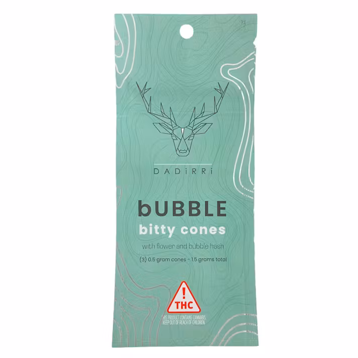 Photograph of product: Dadirri - Infused Preroll 3pk - Medellin bUBBLE BiTTY (H)