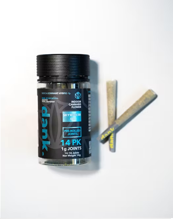 Photograph of product: Dank | Skywalker OG | Indoor Flower 1G Pre-Rolls 14PK 14G