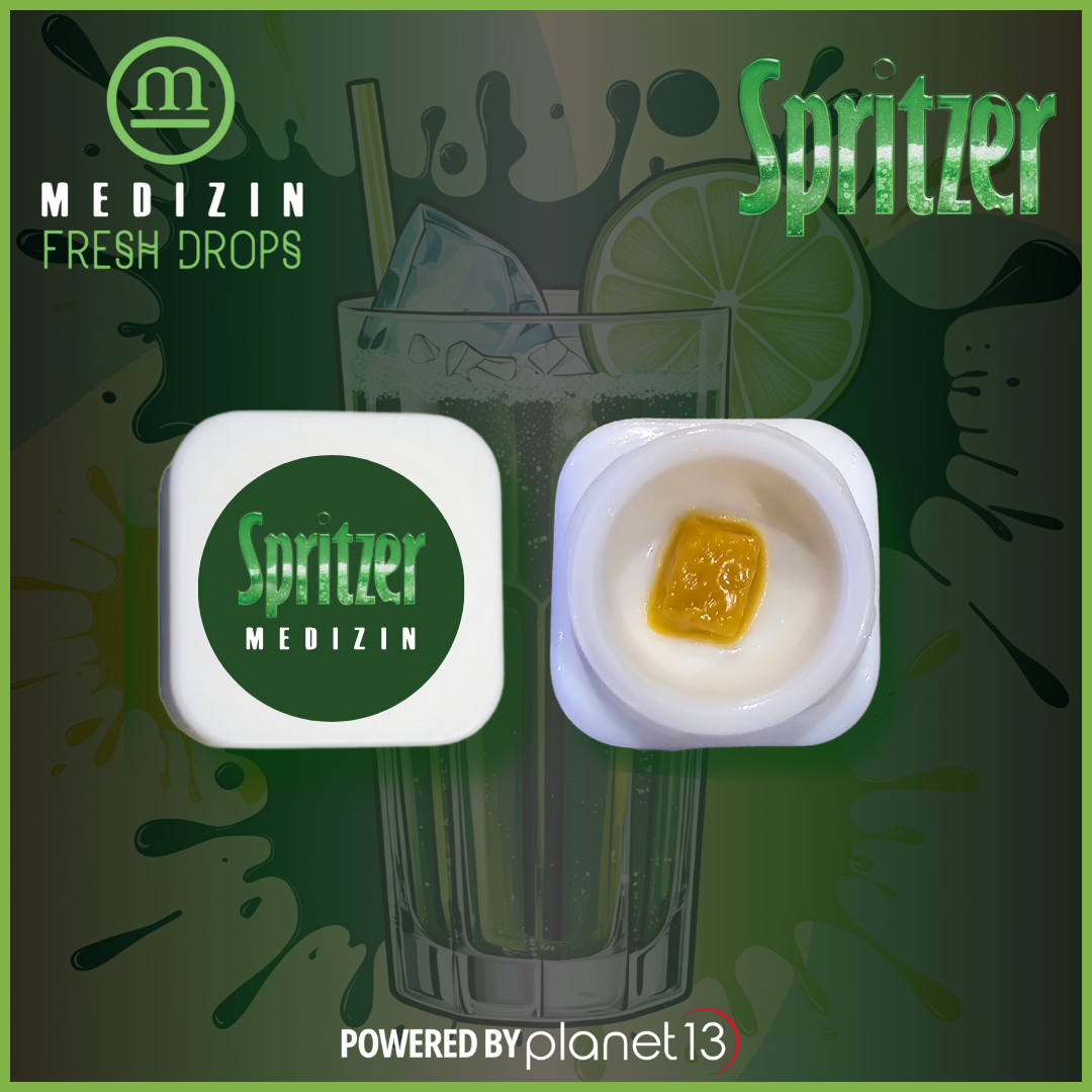 Photograph of product: Medizin Spritzer .5g Live Resin Badder