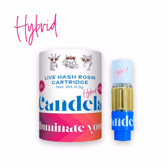 Photograph of product: Candela - Live au chocolat Rosin 510 Vape Cartridge - (.5g) - Hybrid - **DON MEGA**