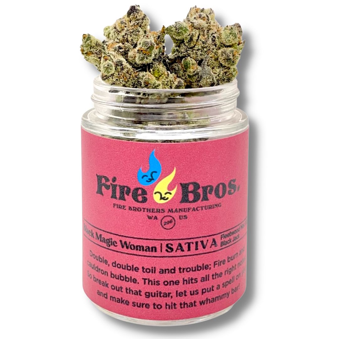 Photograph of product: Black Magic Women Flower (Firebros) - 3.5g