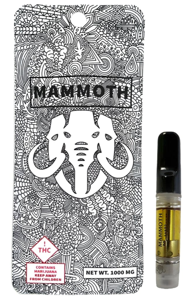 Photograph of product: Mammoth - Tangie Haze 1000mg Cart