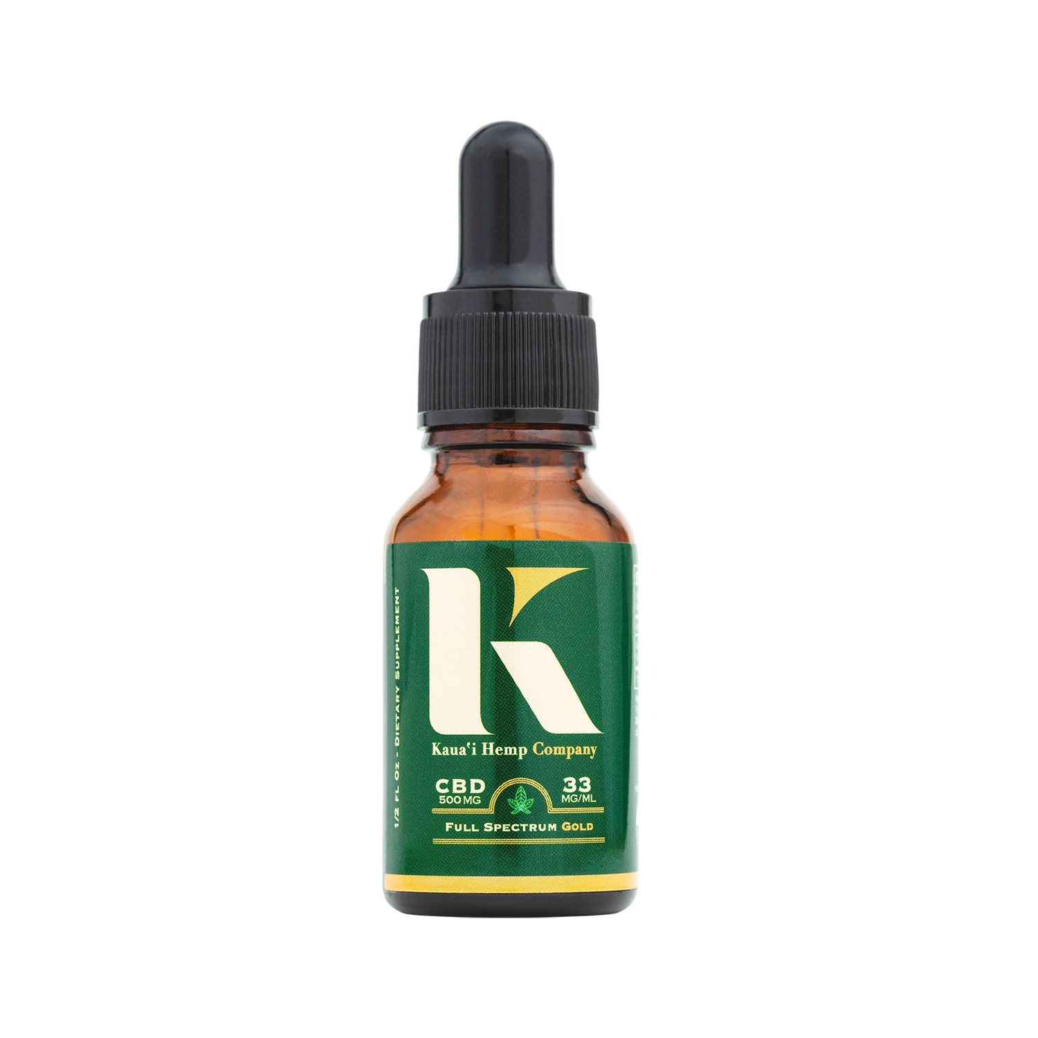 Photograph of product: Organic Full Spectrum Gold CBD Tincture - 15ml - 500mg