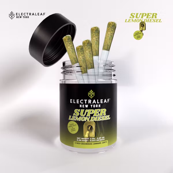 Photograph of product: Electraleaf NY | Pre-Roll 5pk Super Lemon Diesel