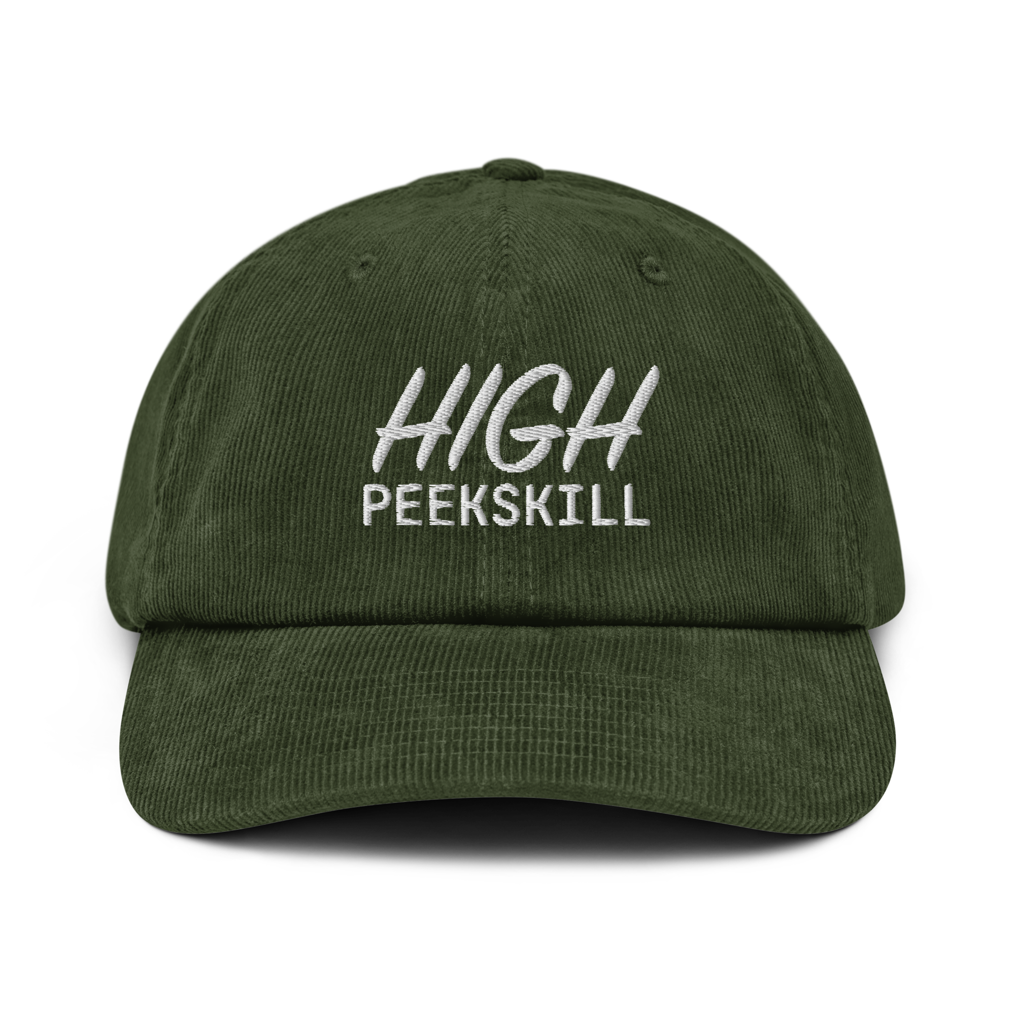 Photograph of product: Valley Greens | High Peekskill | Corduroy Hat | Dark Olive