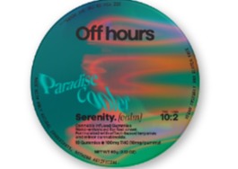 Photograph of product: Off Hours Serenity 10mg TH-oui Gummies (10mg TH-oui:2mg CBD)