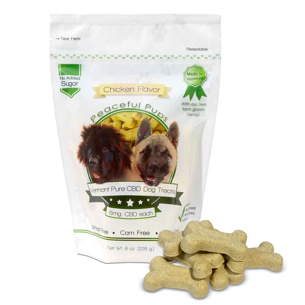Photograph of product: Vermont Pure CBD | Dog Treats | 5mg | Chicken