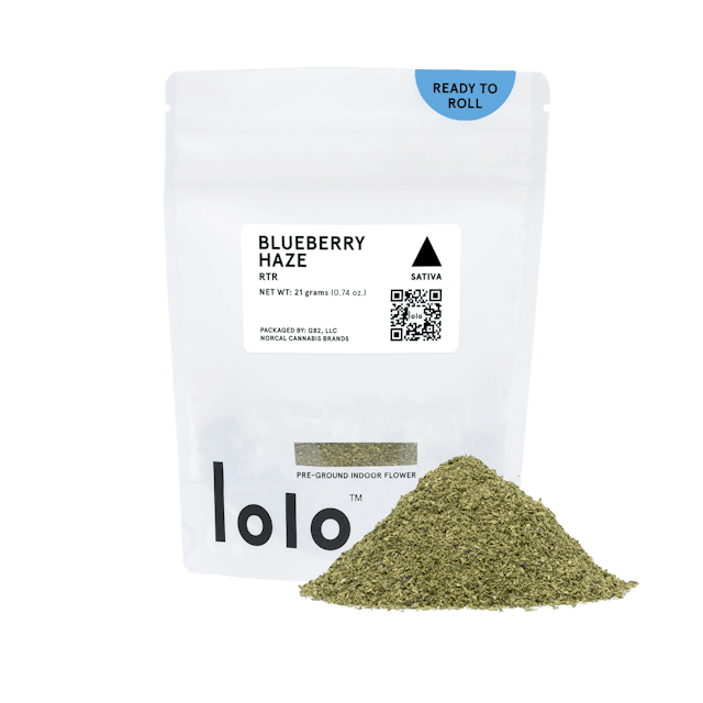 Photograph of product: Blueberry Haze | 21g Indoor Shake