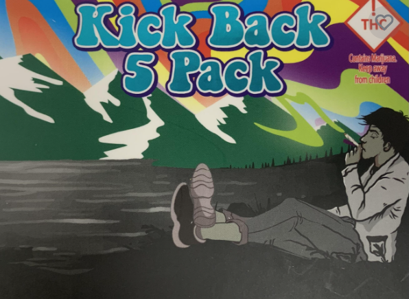 Photograph of product: CALI BLAZE Kickback Pack 5g Oui'd