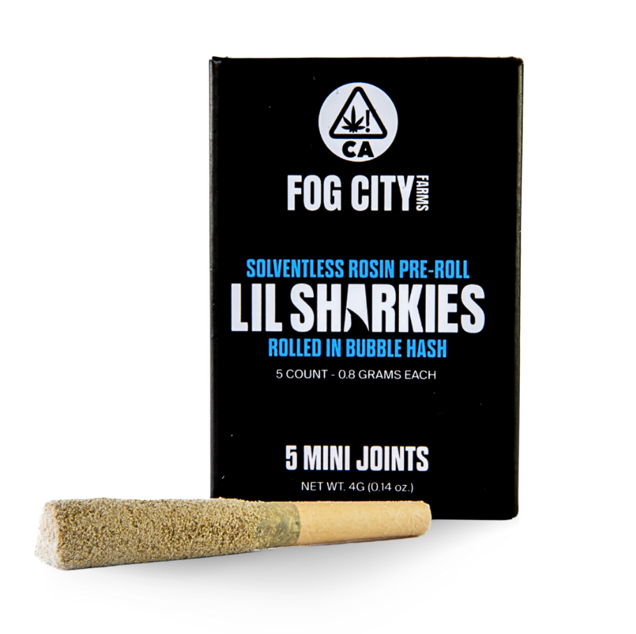Photograph of product: Fog City Farms | Lil Sharkies Infused Preroll 5pk | Pacific Gas