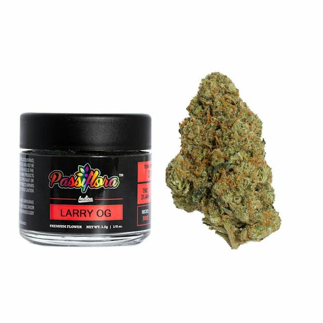 Photograph of Product: Passiflora: Larry OG - 3.5g - 
