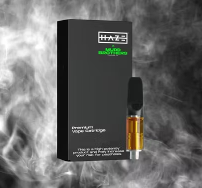 Photograph of product: Haze x Mudd Brothers | Tahoe Cream | Live Rosin Cartridge