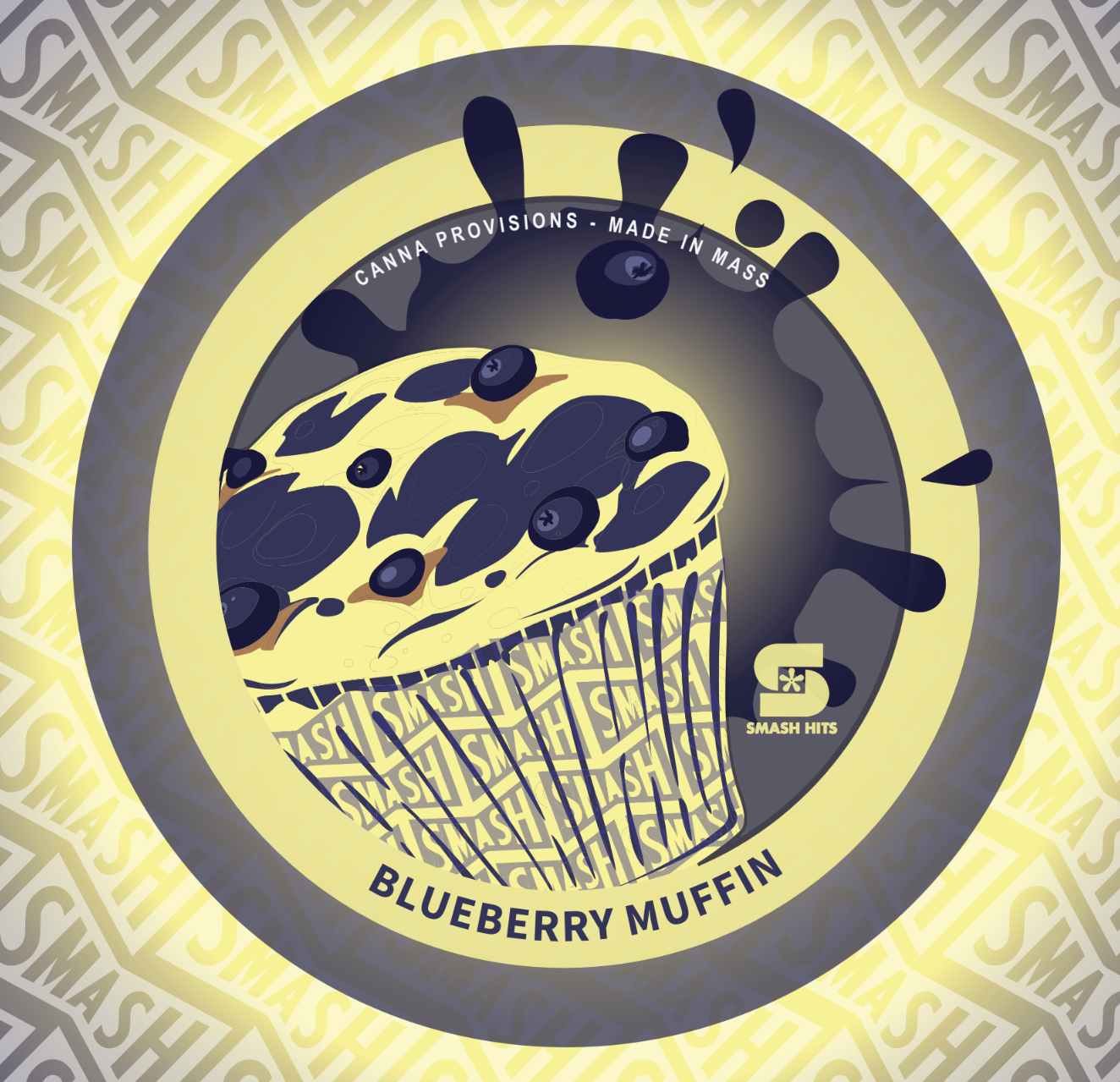 Photograph of product: Blueberry Muffin | 1g ACTIVATED | Smash Hits