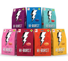 Photograph of product: Hi-Burst Blackberry 2:1 CBN Chews 150mg
