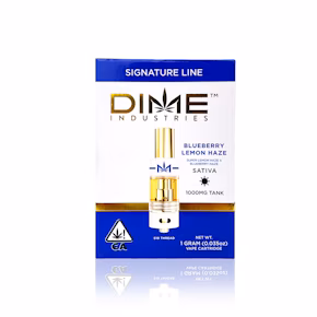 Photograph of product: Dime / Vape / Blueberry Lemon Haze