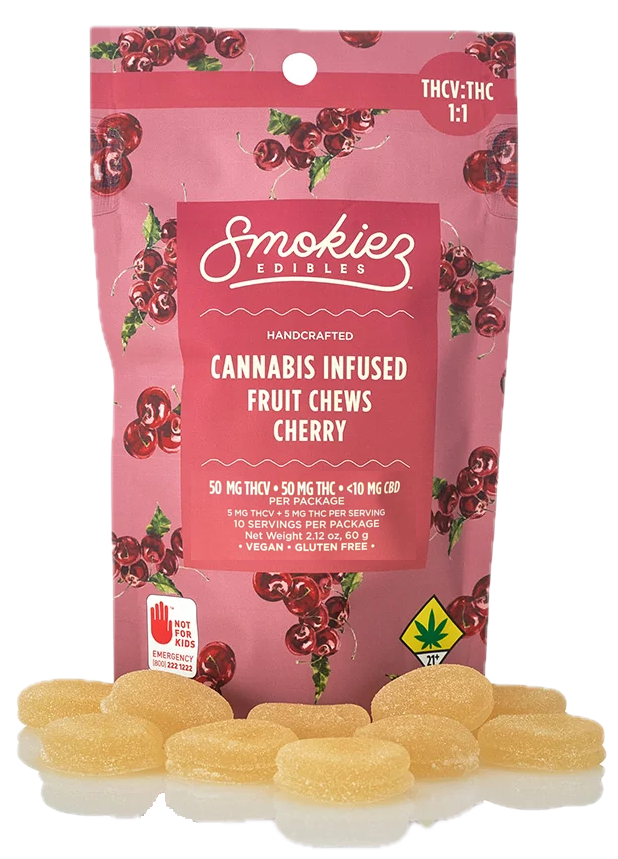 Photograph of product: Cherry TH-ouiV:TH-oui Fruit Chews, 10-Pack