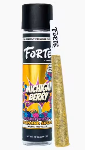Photograph of product: Michigan Berry Preroll 1g Infused