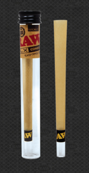 Photograph of product: Raw | DLX - Glass Tipped Cone | Single Pk