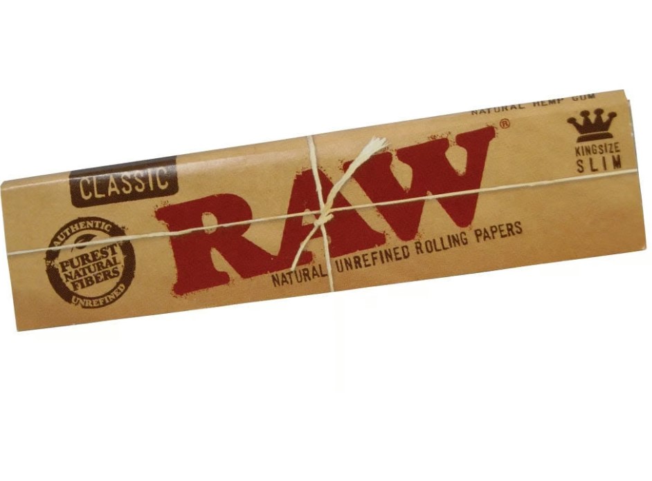 Photograph of product: Raw | King Size Classic Slim | 110mm Rolling Papers | 32 leaves