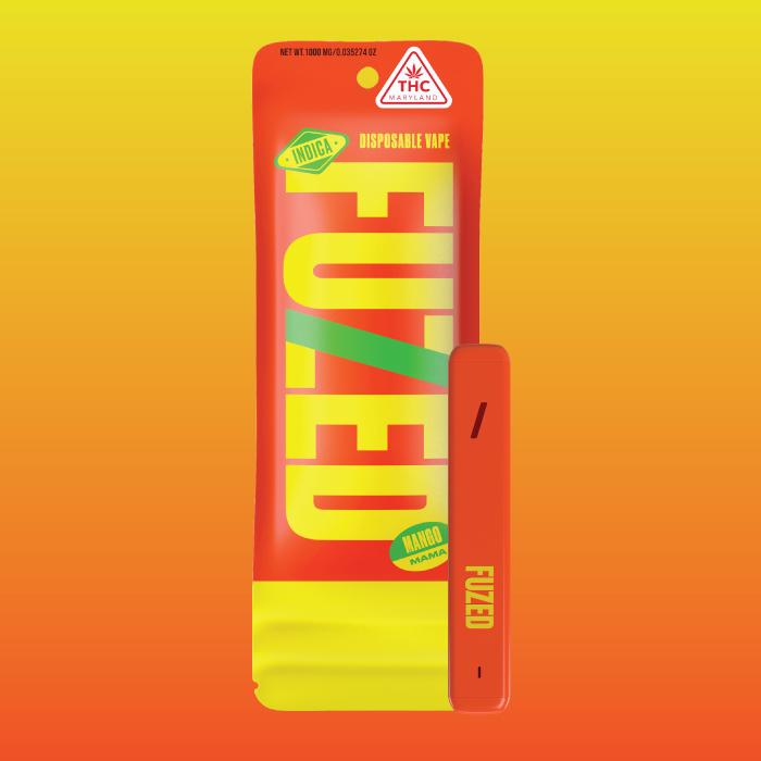 Photograph of product: Fuzed Mango Mama Disposable Vape | 1g