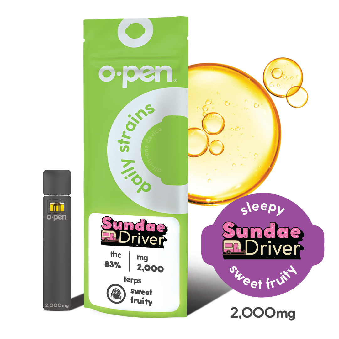 Photograph of product: O.pen 2000mg Disposable (I)-Sundae Driver