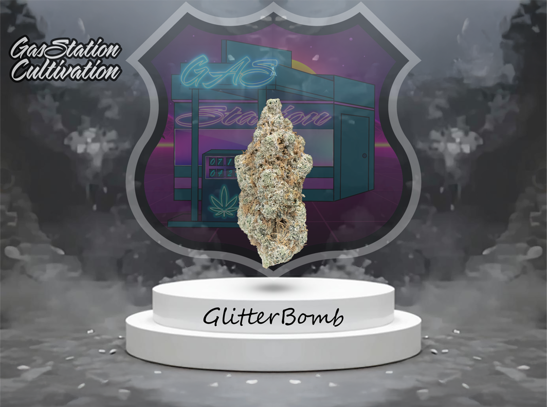 Photograph of product: Gas Station Cultivation | Glitter Bomb | Flower - 14g