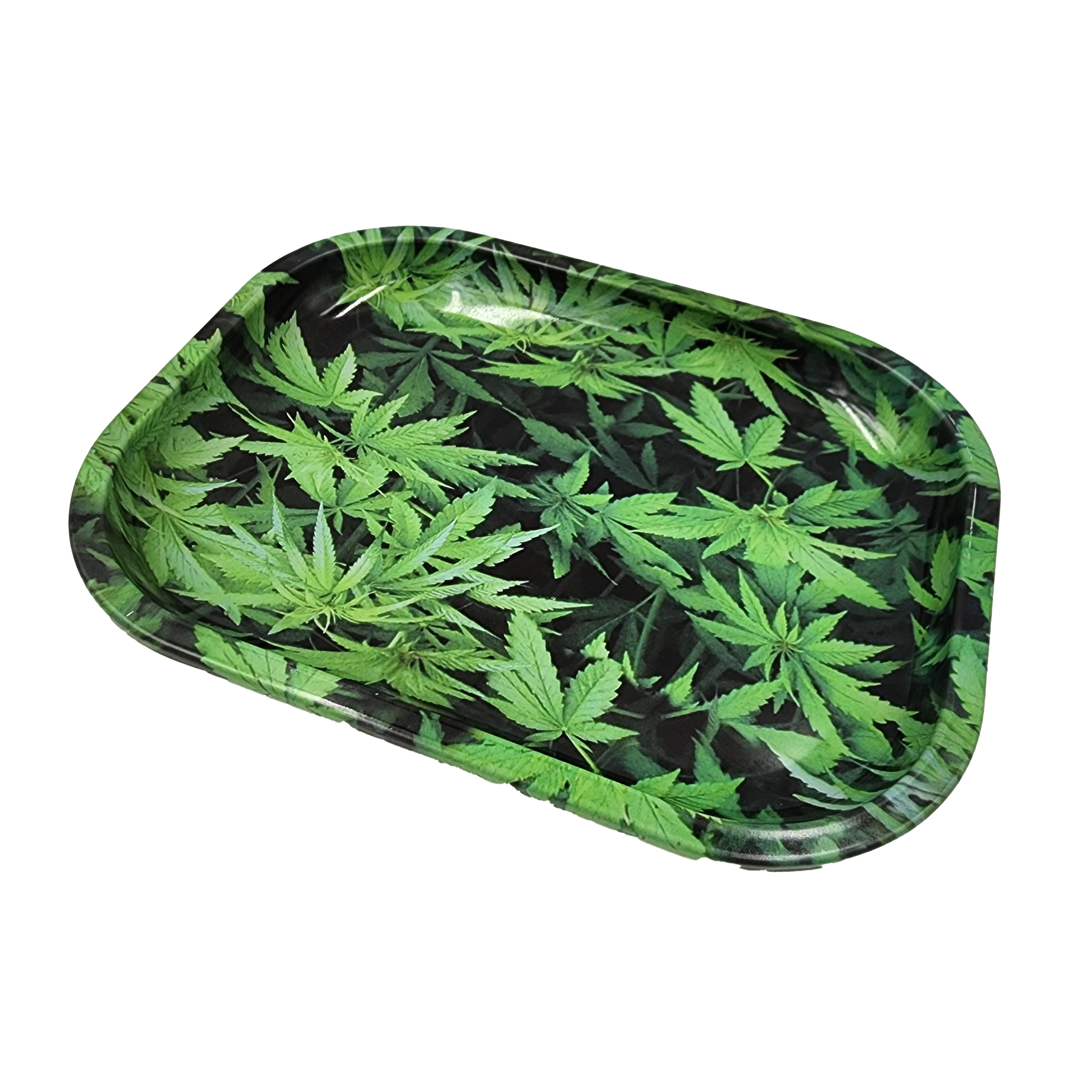 Photograph of product: 7" x 5.5" Assorted Flower Rolling Tray