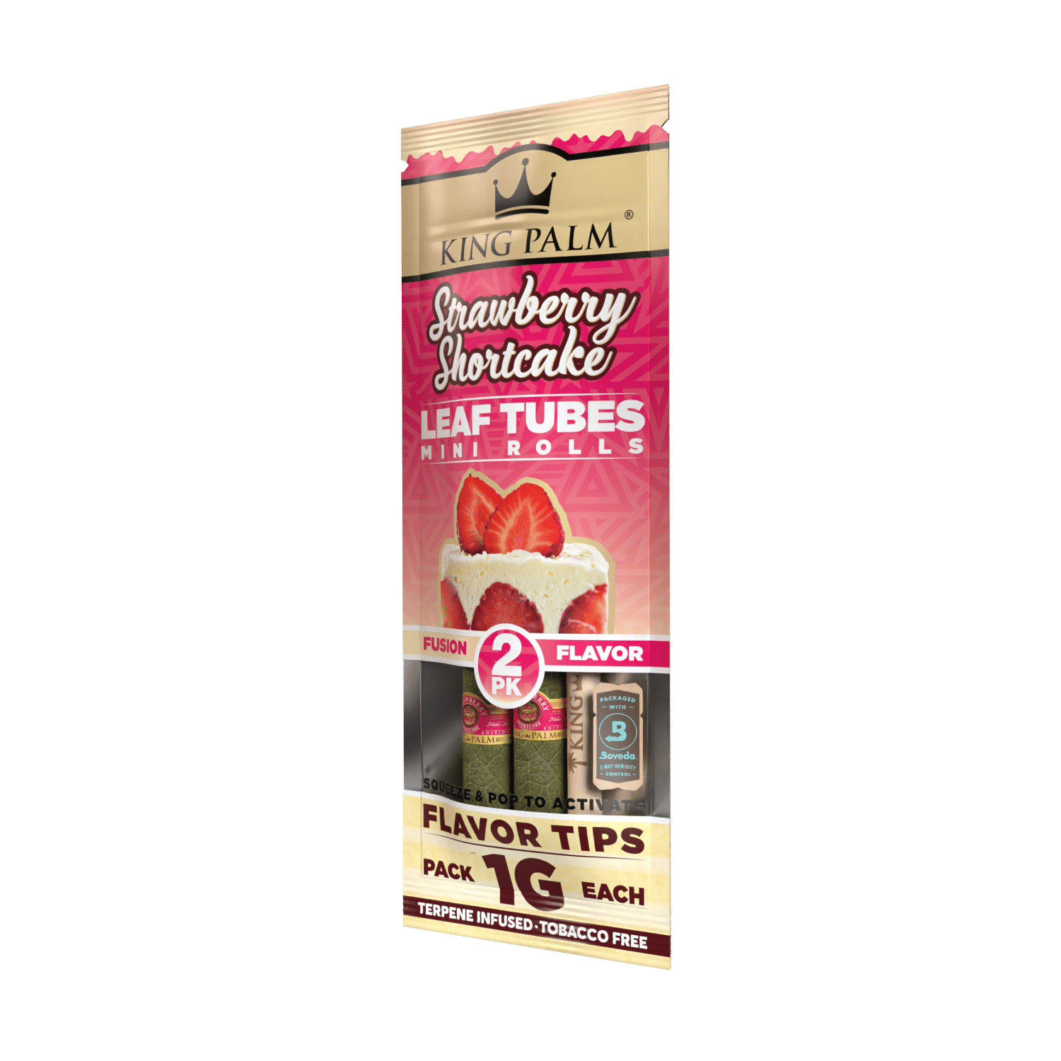 Photograph of product: King Palm Minis | 2pk | Strawberry Shortcake