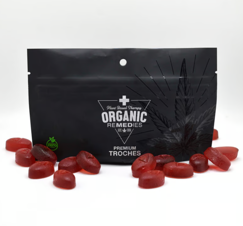 Photograph of product: Kiwi Strawberry | Distillate Troches | 100mg/15pk